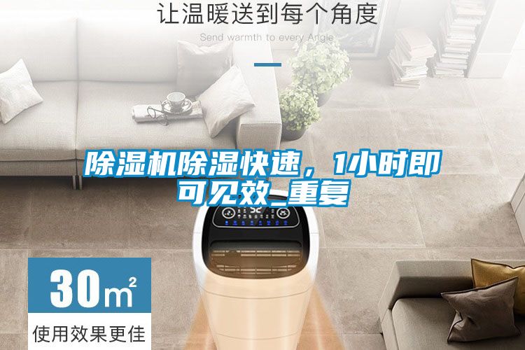 除濕機除濕快速，1小時即可見效_重復(fù)