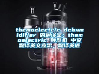 企業(yè)新聞themoelectric dehumidifier 的翻譯是：themoelectric 除濕機(jī) 中文翻譯英文意思，翻譯英語(yǔ)