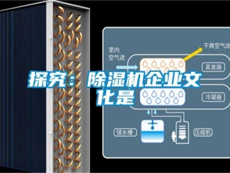 知識百科探究：除濕機企業文化是