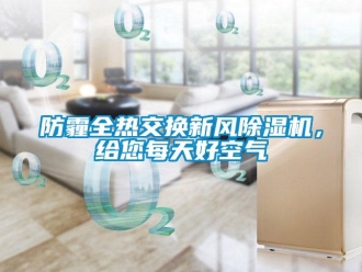 企業新聞防霾全熱交換新風除濕機，給您每天好空氣