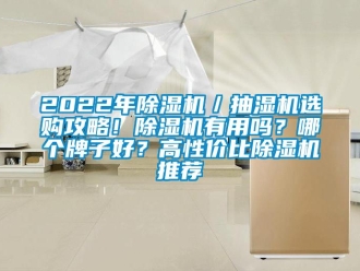 企業新聞2022年除濕機／抽濕機選購攻略！除濕機有用嗎？哪個牌子好？高性價比除濕機推薦