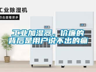 企業(yè)新聞工業(yè)加濕器，價廉的背后是用戶說不出的痛