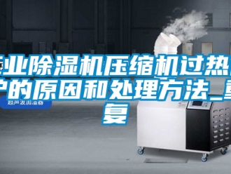 常見問題工業(yè)除濕機(jī)壓縮機(jī)過熱保護(hù)的原因和處理方法_重復(fù)