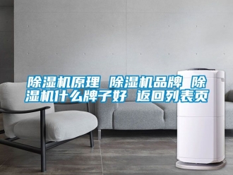 企業(yè)新聞除濕機原理 除濕機品牌 除濕機什么牌子好 返回列表頁