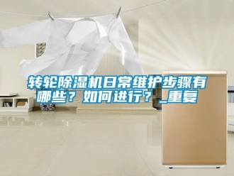常見問題轉輪除濕機日常維護步驟有哪些？如何進行？_重復
