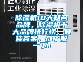 企業新聞除濕機10大知名品牌，除濕機十大品牌排行榜，最佳答案，都了解一下！