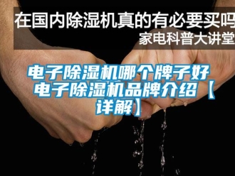 企業新聞電子除濕機哪個牌子好 電子除濕機品牌介紹【詳解】