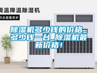 企業新聞除濕機多少錢的價格_多少錢一臺_除濕機最新價格！
