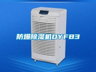 企業(yè)新聞防爆除濕機DYFB3