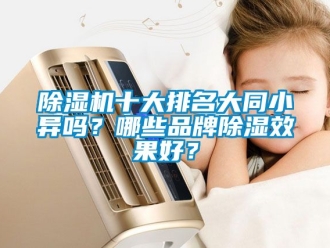 企業(yè)新聞除濕機(jī)十大排名大同小異嗎？哪些品牌除濕效果好？