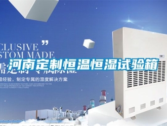 知識百科河南定制恒溫恒濕試驗箱