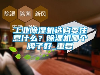 常見問題工業除濕機選購要注意什么？除濕機哪個牌子好_重復