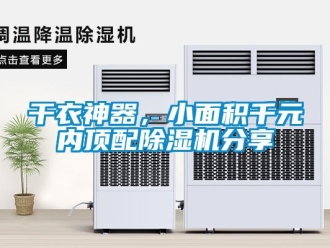 企業新聞干衣神器，小面積千元內頂配除濕機分享