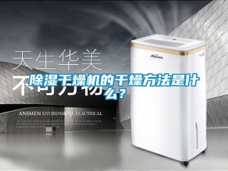 企業(yè)新聞除濕干燥機的干燥方法是什么？