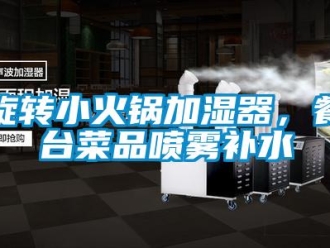 知識百科旋轉小火鍋加濕器，餐臺菜品噴霧補水