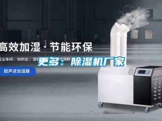 企業(yè)新聞更多：除濕機廠家