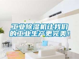 企業(yè)新聞工業(yè)除濕機讓我們的工業(yè)生產(chǎn)更完美！