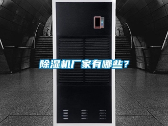 企業(yè)新聞除濕機廠家有哪些？