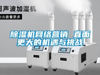 企業新聞除濕機網絡營銷 直面更大的機遇與挑戰