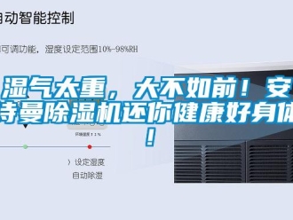 企業新聞濕氣太重，大不如前！安詩曼除濕機還你健康好身體！