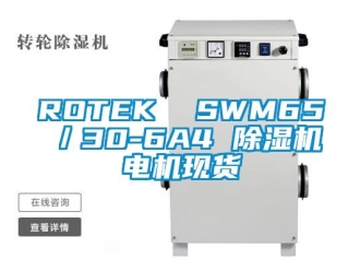 企業(yè)新聞ROTEK  SWM65／30-6A4 除濕機電機現(xiàn)貨
