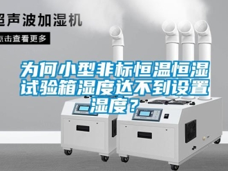 知識百科為何小型非標(biāo)恒溫恒濕試驗箱濕度達(dá)不到設(shè)置濕度？