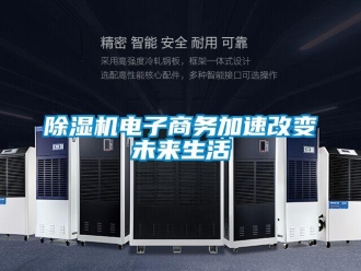 企業(yè)新聞除濕機(jī)電子商務(wù)加速改變未來生活