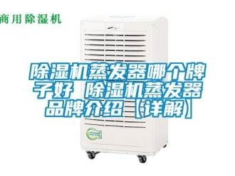 企業(yè)新聞除濕機蒸發(fā)器哪個牌子好 除濕機蒸發(fā)器品牌介紹【詳解】