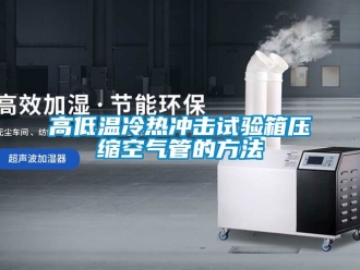 常見問題高低溫冷熱沖擊試驗(yàn)箱壓縮空氣管的方法