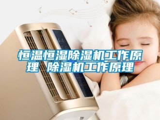 知識百科恒溫恒濕除濕機(jī)工作原理 除濕機(jī)工作原理