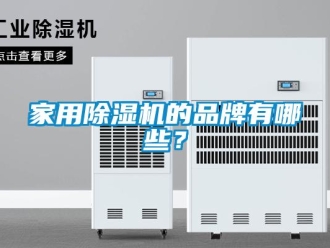企業新聞家用除濕機的品牌有哪些？