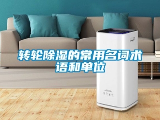 常見問題轉輪除濕的常用名詞術語和單位
