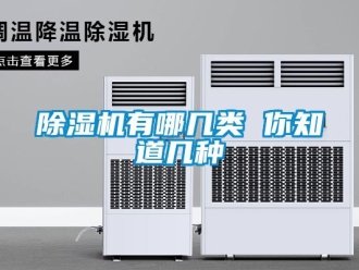 企業(yè)新聞除濕機(jī)有哪幾類 你知道幾種