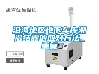企業新聞沿海地區地下車庫潮濕結露的應對方法_重復
