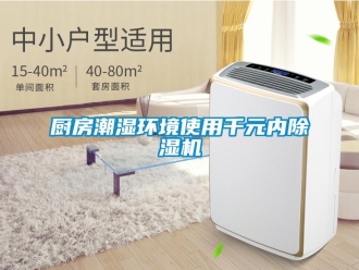企業新聞廚房潮濕環境使用千元內除濕機