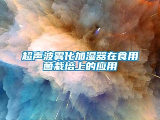 企業(yè)新聞超聲波霧化加濕器在食用菌栽培上的應(yīng)用
