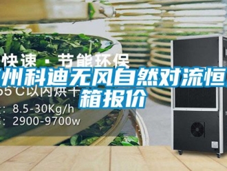 知識百科惠州科迪無風自然對流恒溫箱報價