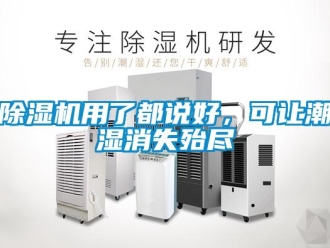 企業新聞除濕機用了都說好，可讓潮濕消失殆盡