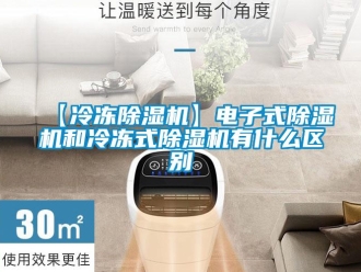 企業新聞【冷凍除濕機】電子式除濕機和冷凍式除濕機有什么區別