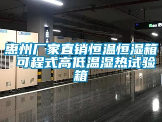 知識百科惠州廠家直銷恒溫恒濕箱 可程式高低溫濕熱試驗箱