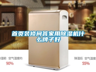 常見問題首頁裝修問答家用除濕機(jī)什么牌子好