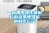 一種用于流化床制粒的進(jìn)風(fēng)除濕機(jī)的制作方法