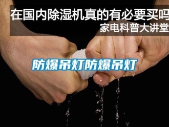 企業(yè)新聞防爆吊燈防爆吊燈