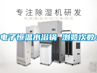 知識百科電子恒溫水浴鍋　　瀏覽次數：