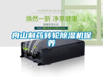 常見問題舟山制藥轉輪除濕機保養