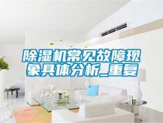 企業新聞除濕機常見故障現象具體分析_重復