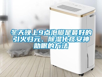 企業(yè)新聞冬天晚上9點(diǎn)泡腳是最好的引火歸元、除濕化痰安神助眠的方法