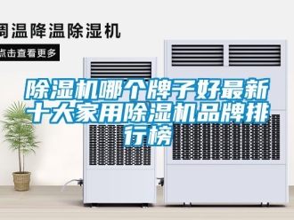 企業(yè)新聞除濕機(jī)哪個(gè)牌子好最新十大家用除濕機(jī)品牌排行榜
