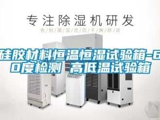 知識百科硅膠材料恒溫恒濕試驗箱-60度檢測 高低溫試驗箱