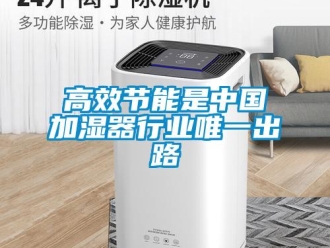 企業(yè)新聞高效節(jié)能是中國(guó)加濕器行業(yè)唯一出路